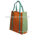 Long handle non woven bag with color printing